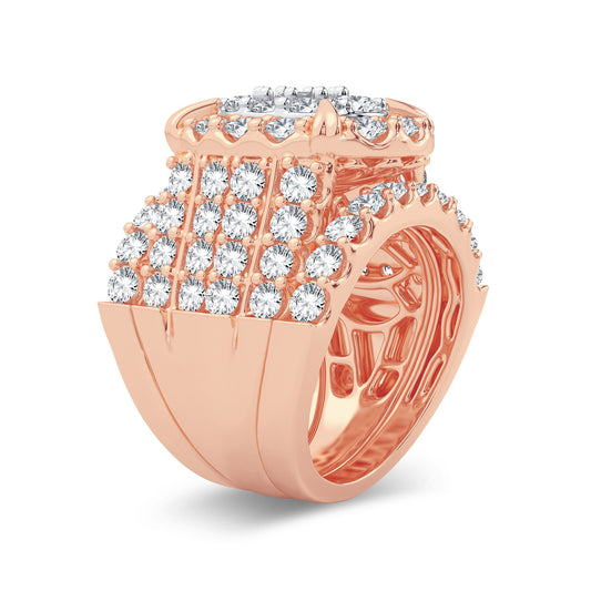5.00 ct Diamond Bridal Ring in 14K Gold