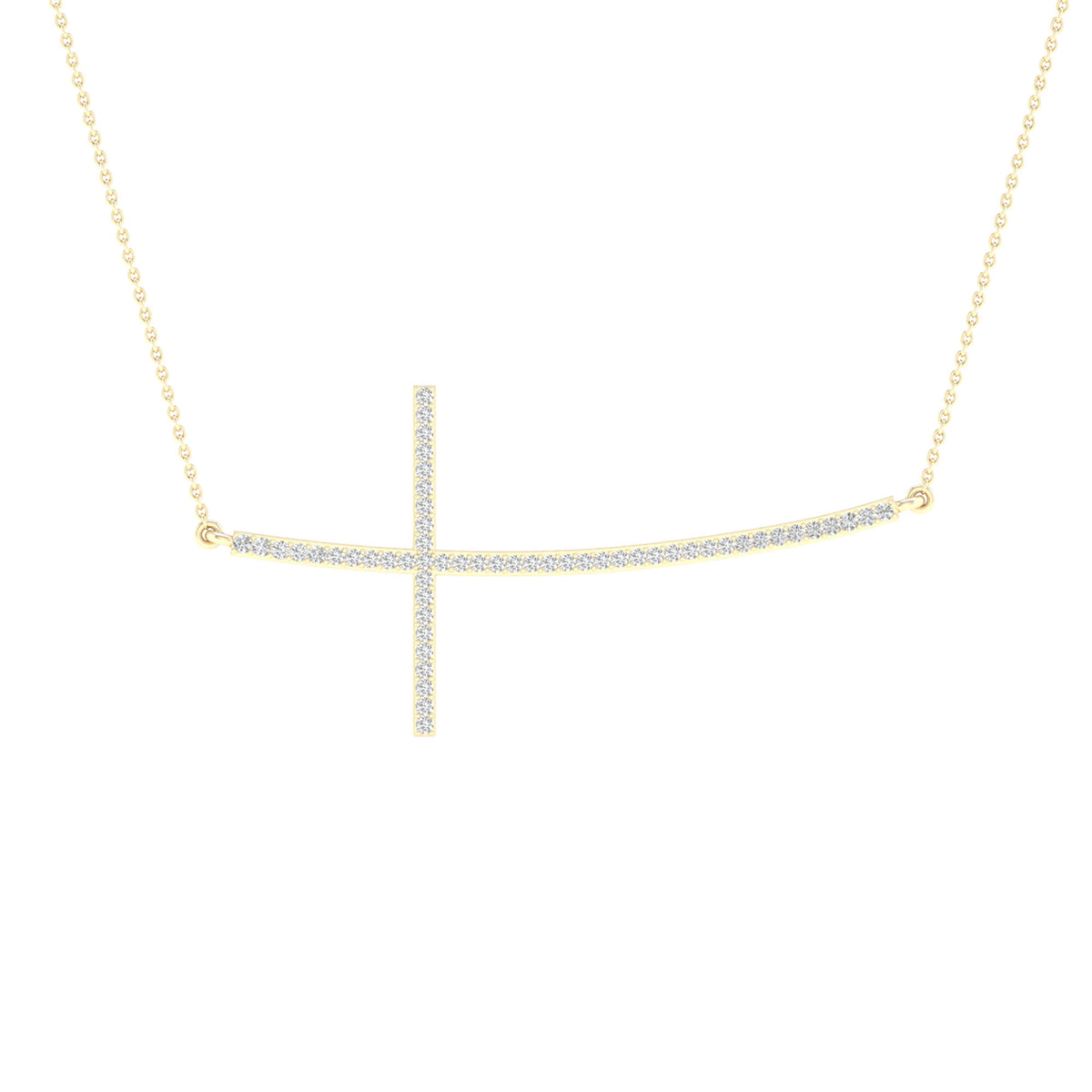 0.15 ct Diamond Necklace in 10K Gold