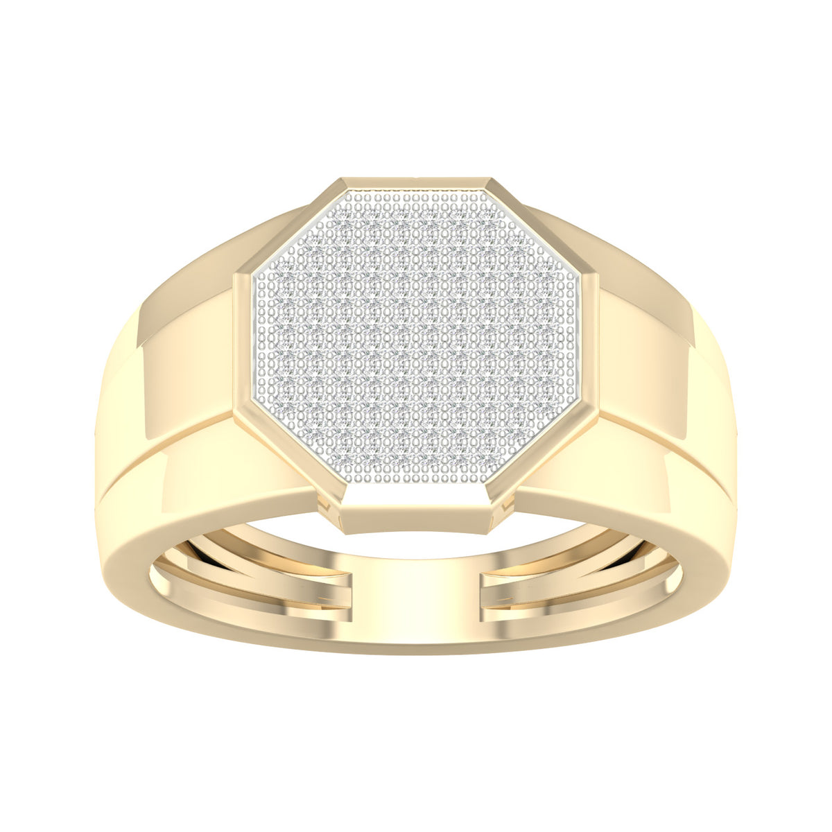 0.33 ct Men's Diamond Ring in 10K Gold