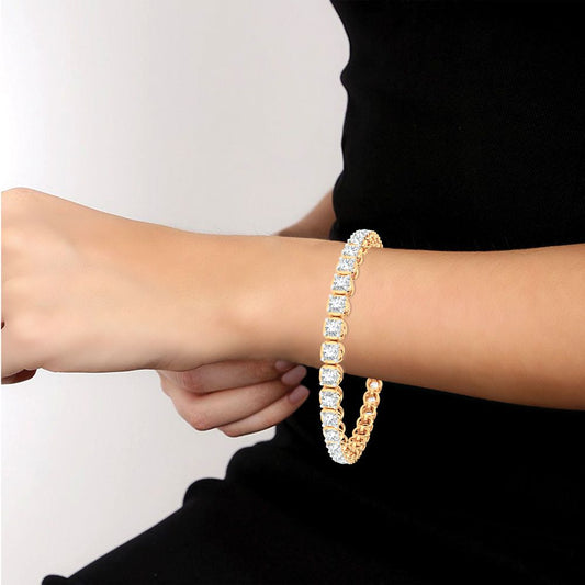 5.00 ct Diamond Bracelet in 14K Gold