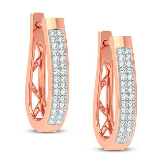 0.21 ct Diamond Earrings in 14K Gold