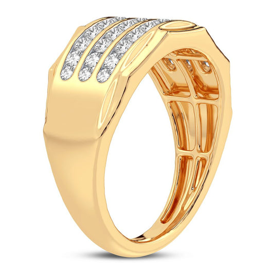 1.00 ct Men's Diamond Ring in 14K Gold