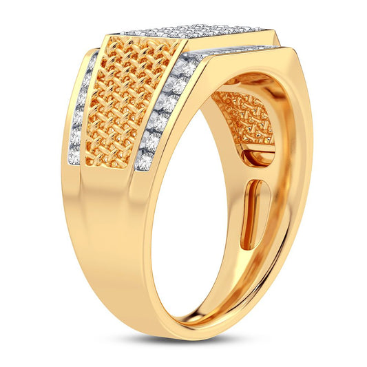 1.00 ct Men's Diamond Ring in 14K Gold