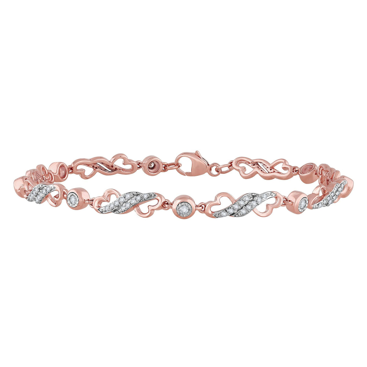 0.50 ct Diamond Bracelet in 10K Gold