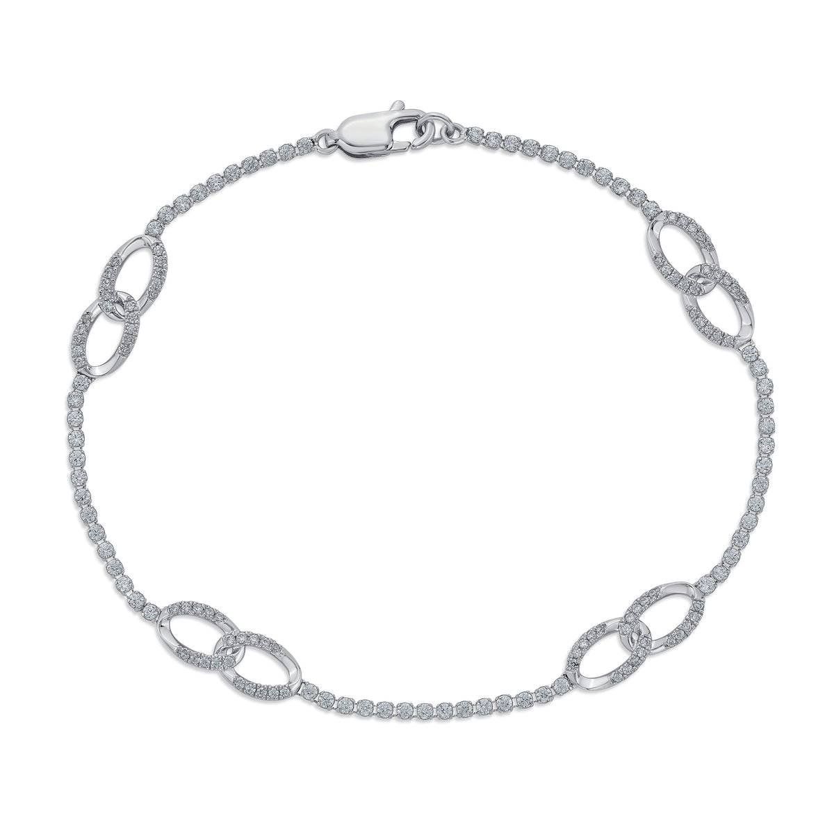 1.00 ct Diamond Bracelet in 10K Gold