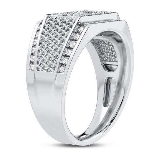 1.00 ct Men's Diamond Ring in 14K Gold