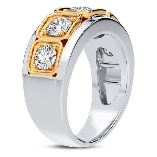 2.00 ct Men's Diamond Ring in 14K Gold