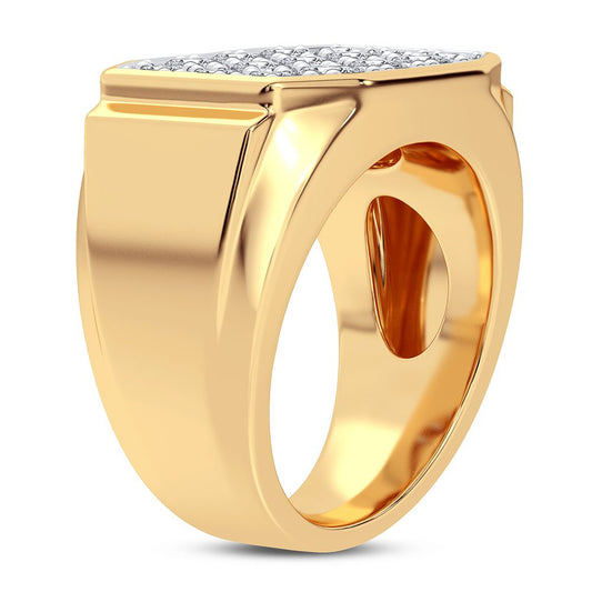 3.00 ct Men's Diamond Ring in 14K Gold