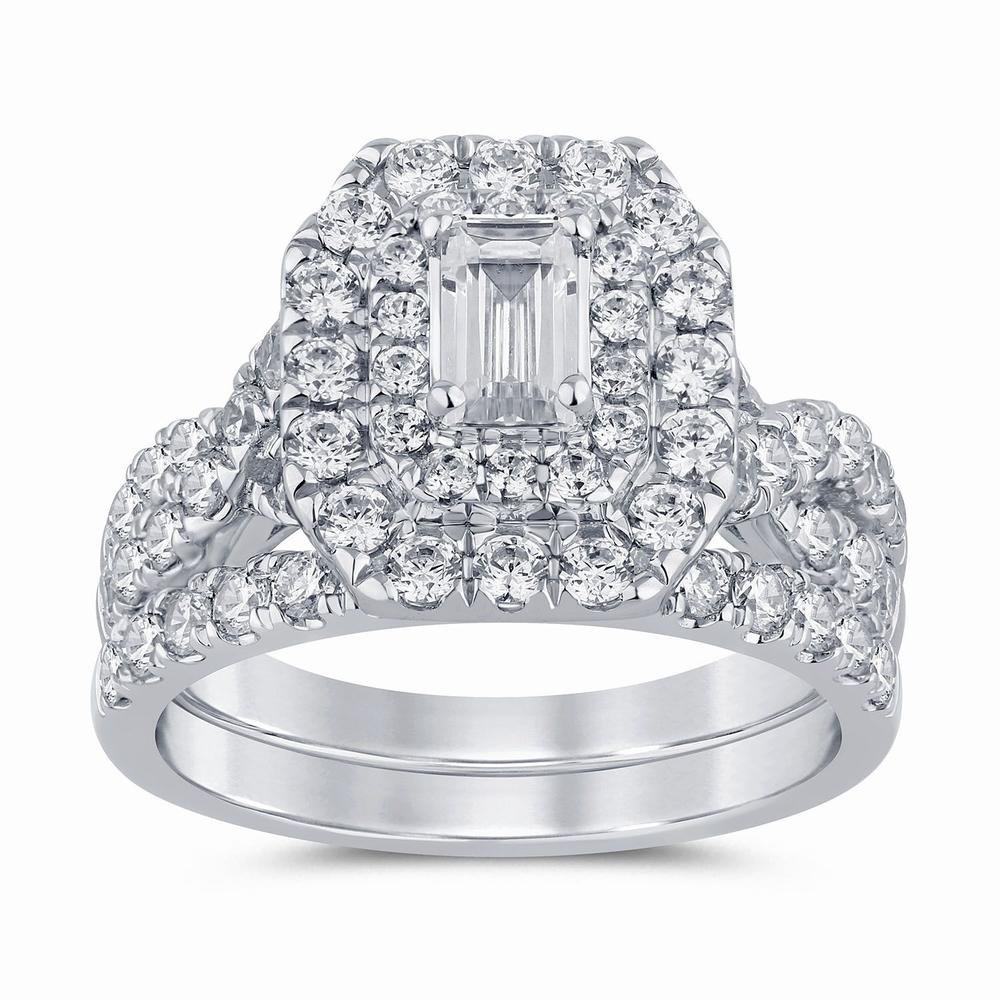 2.00 ct Diamond Bridal Ring in 14K Gold