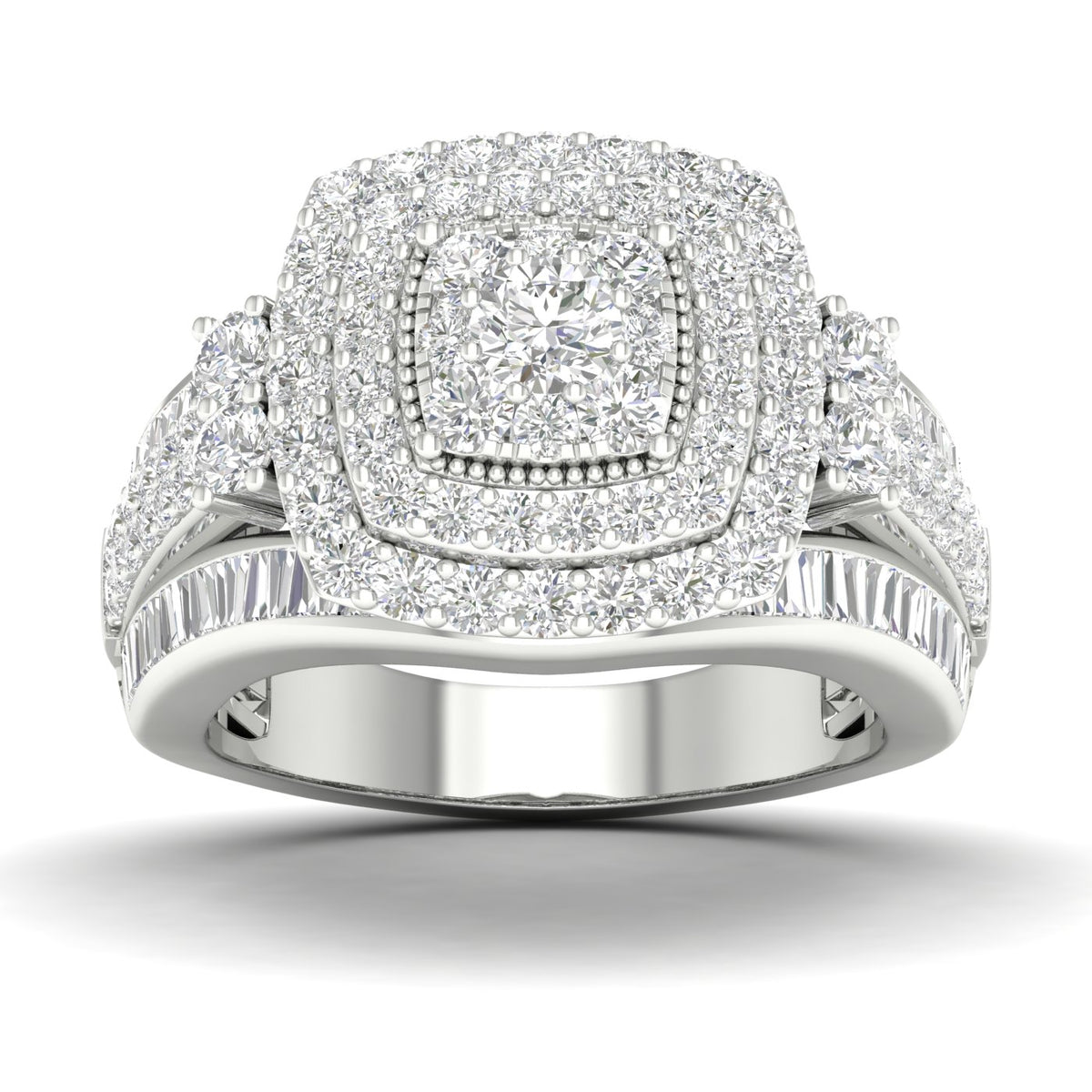 2.00 ct Diamond Bridal Ring in 14K Gold