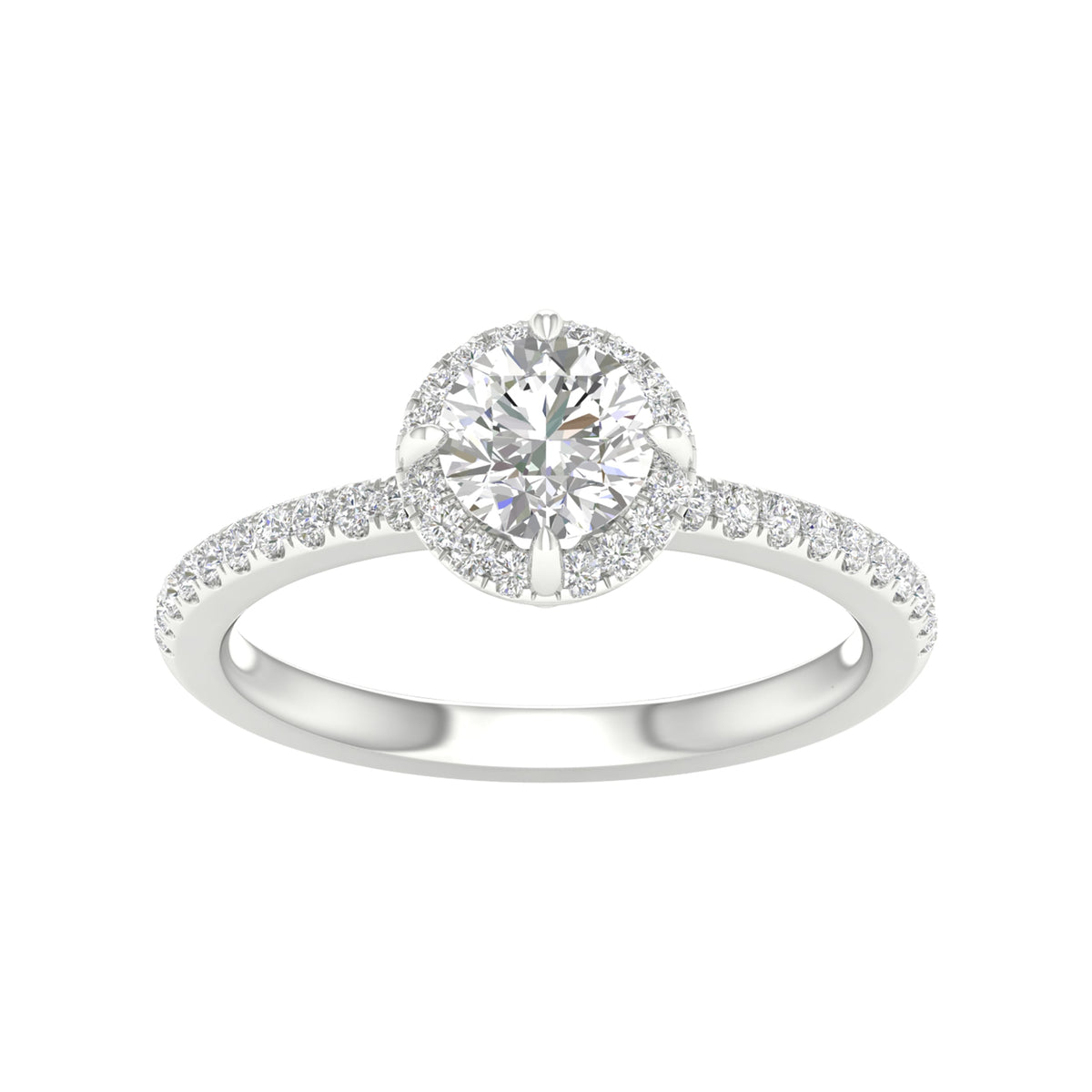 14K 1.25CT Certified Lab Grown Diamond Ring ( IGI Certified )