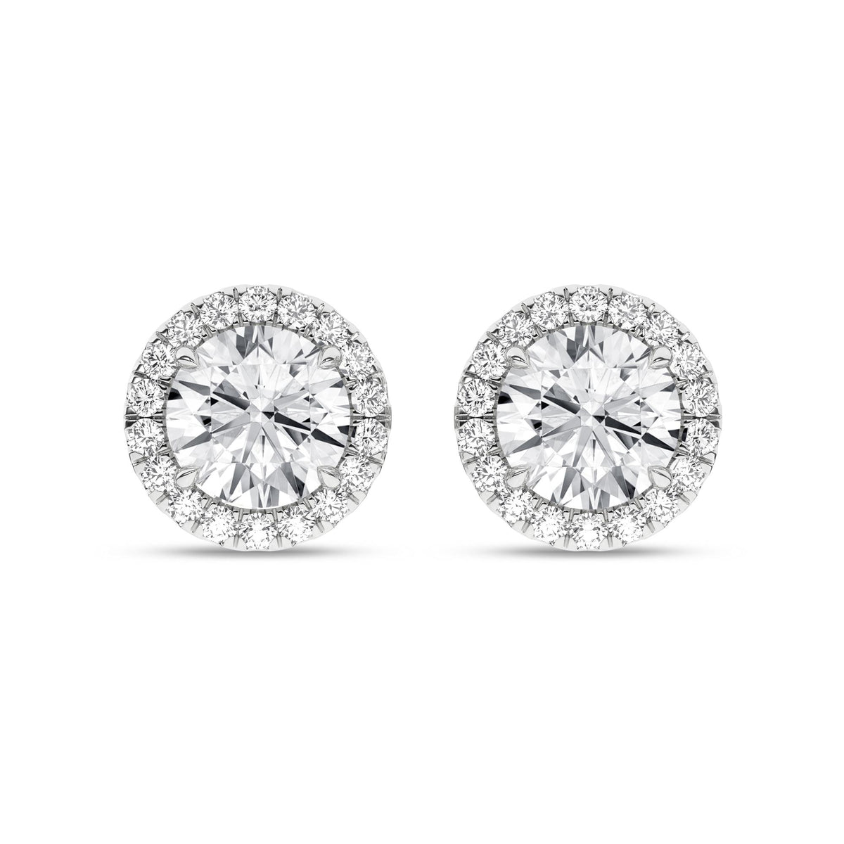 14K 2.25ct Certified Lab Grown Diamond Earrings