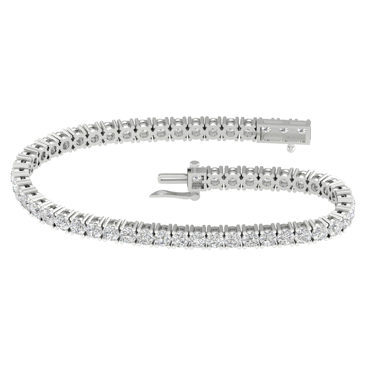 6.00 ct Lab Grown Diamond Bracelet in 14K Gold