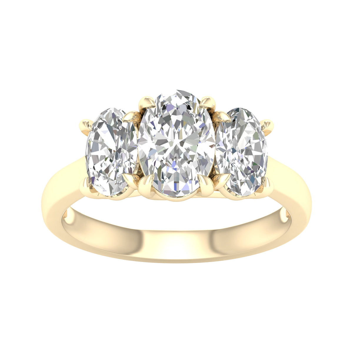 3.00 ct Lab Grown Diamond Ring in 14K Gold