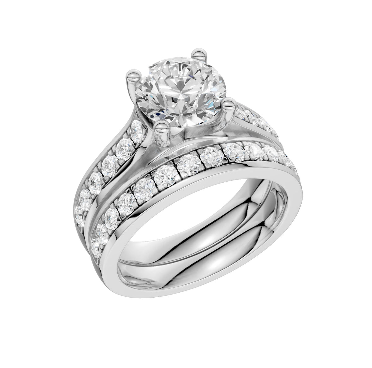 14K 3.00CT Lab Grown Diamond Bridal
