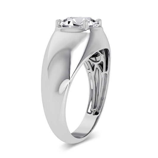 2.00 ct Men's Lab Grown Diamond Ring in 14K Gold