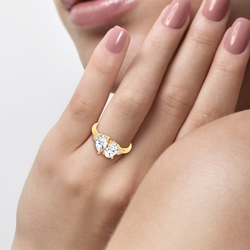 0.25 ct Lab Grown Diamond Ring in 14K Gold