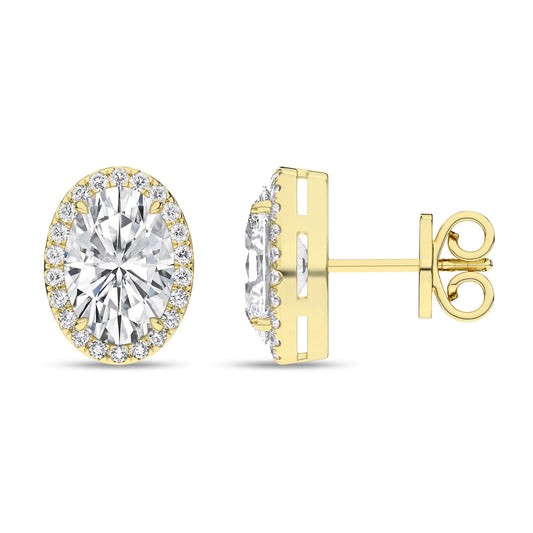 14K 2.25ct Certified Lab Grown Diamond Earrings