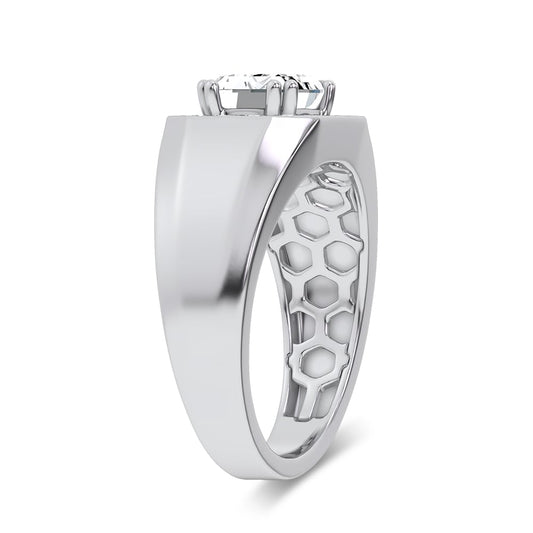 1.98 ct Men's Lab Grown Diamond Ring in 14K Gold