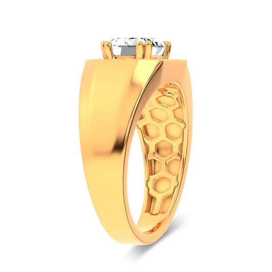 1.98 ct Men's Lab Grown Diamond Ring in 14K Gold