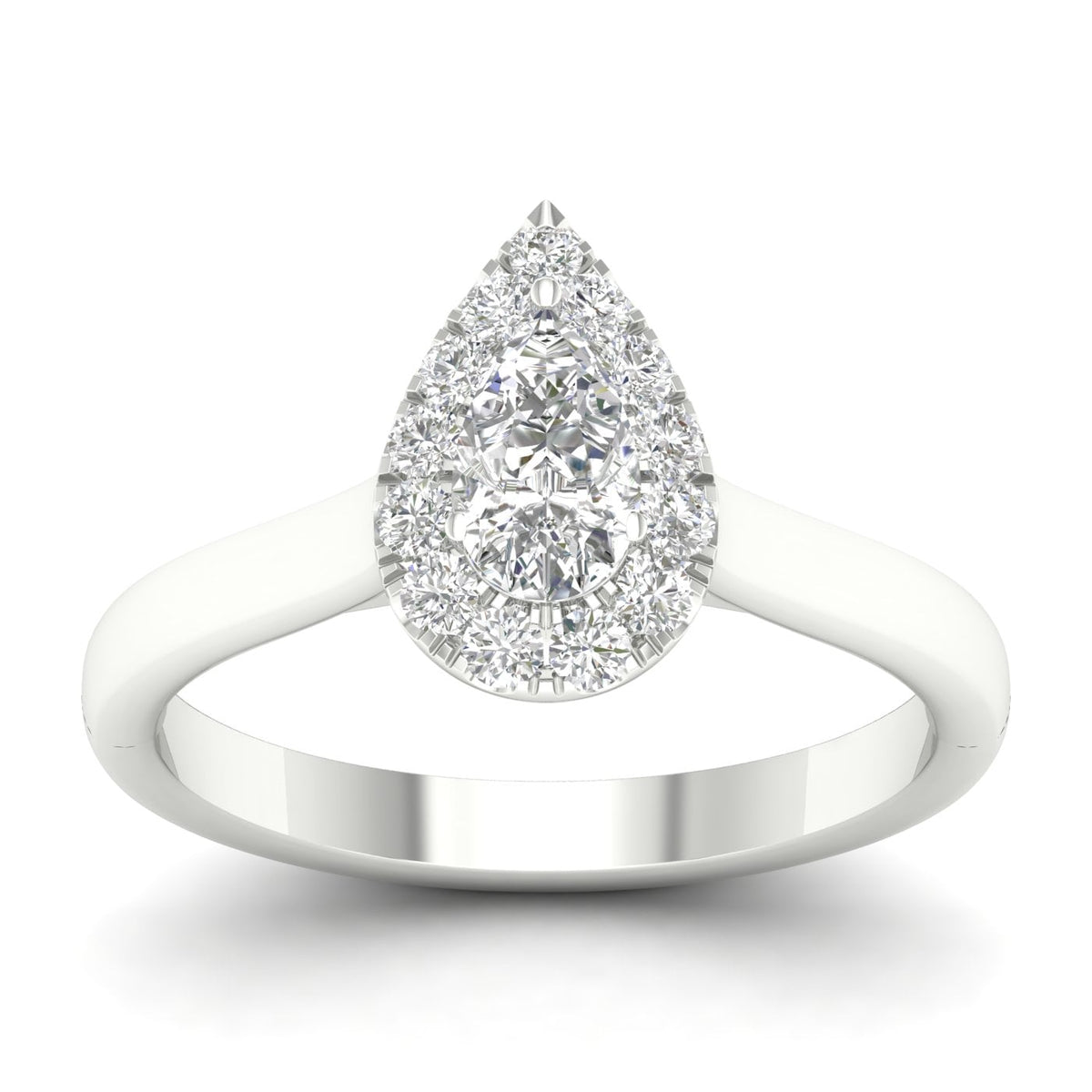 14K 0.75CT Lab Grown Diamond Engagement Ring