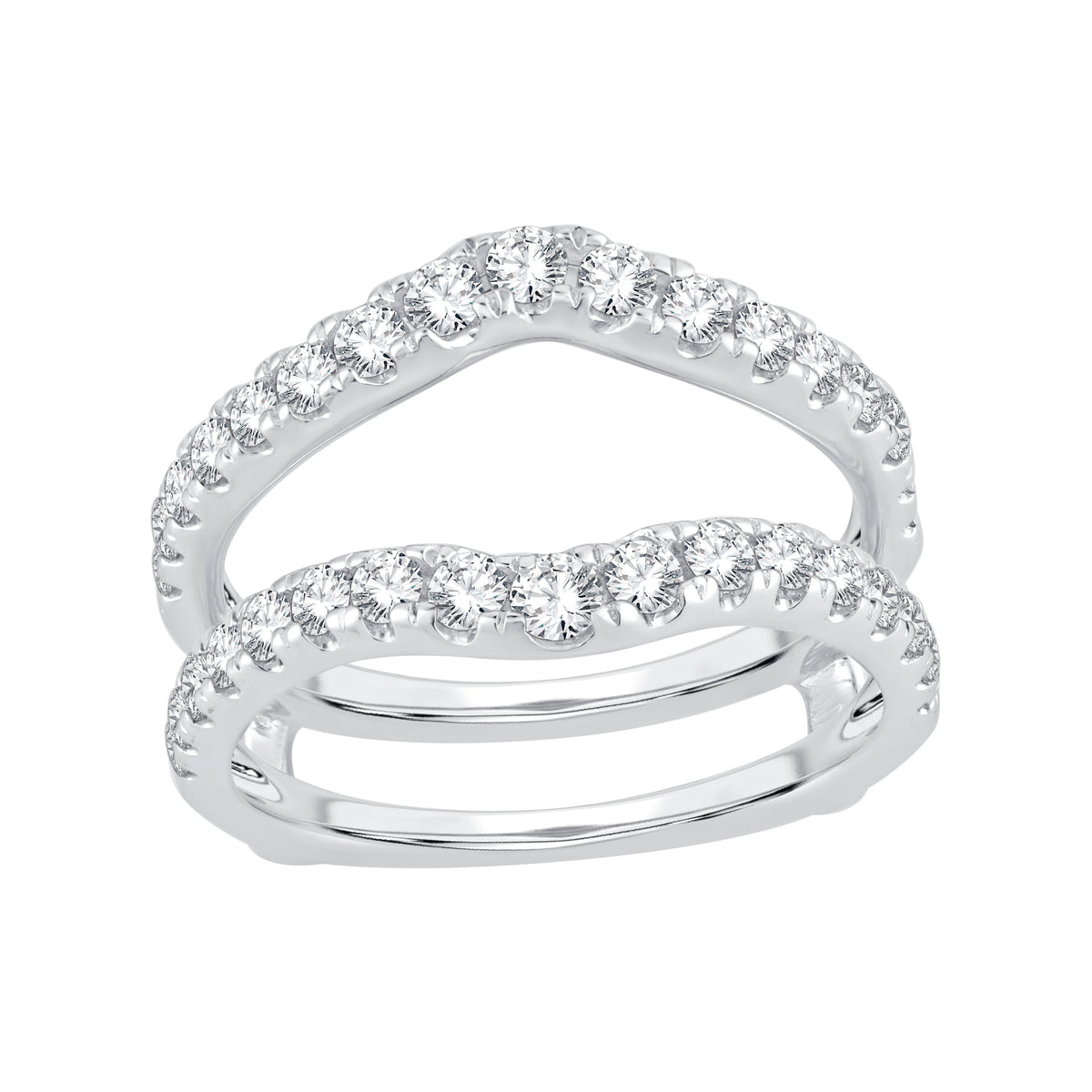14K Gold 1.00 CTW Lab-Grown Diamond Ring Guard