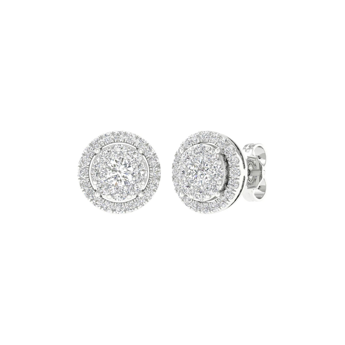 14K 1.00CT Lab Grown Earrings