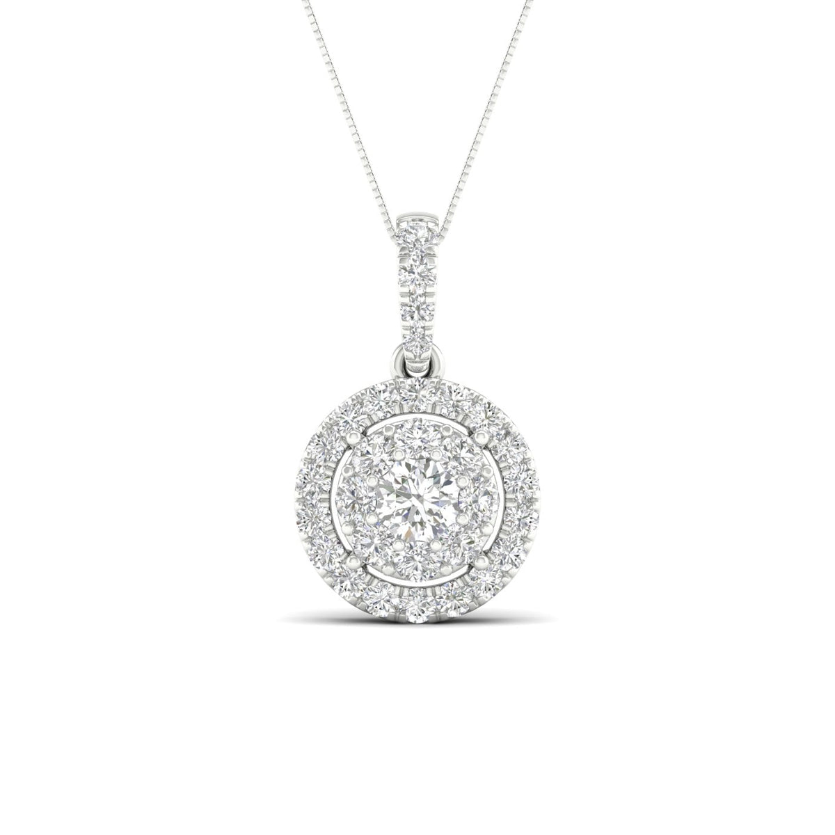 14K 0.50CT Lab Diamond Pendant