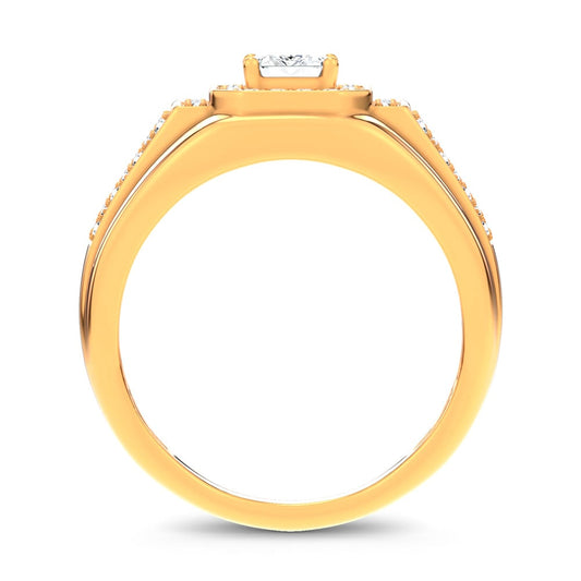 1.82 ct Men's Lab Grown Diamond Ring in 14K Gold