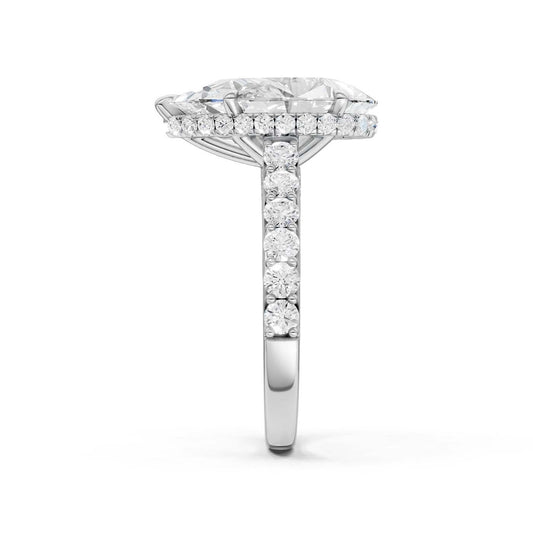 14K 6.00CT Lab Grown Diamond Engagement Ring