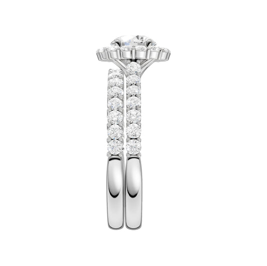 14K 2.00CT DIAMOND BRIDAL SET