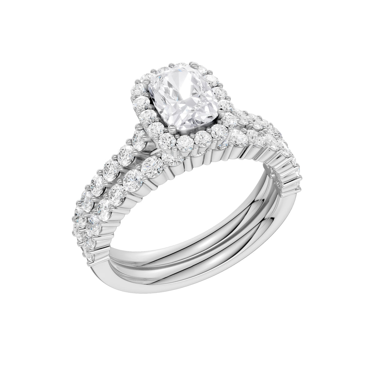14K 2.00CT DIAMOND BRIDAL SET