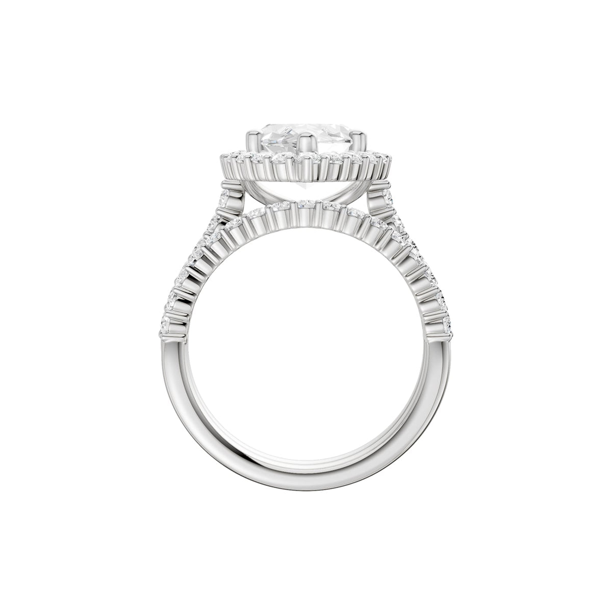 14K 5.00 CT Lab Grown Diamond Bridal Set