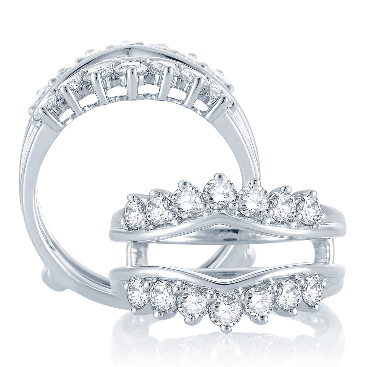 14K Gold 1.00 CTW Lab-Grown Diamond Ring Guard