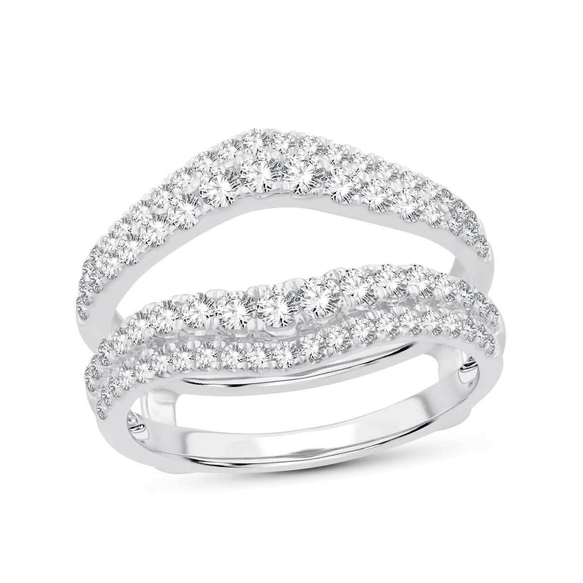 14K Gold 1.00 CTW Lab-Grown Diamond Ring Guard