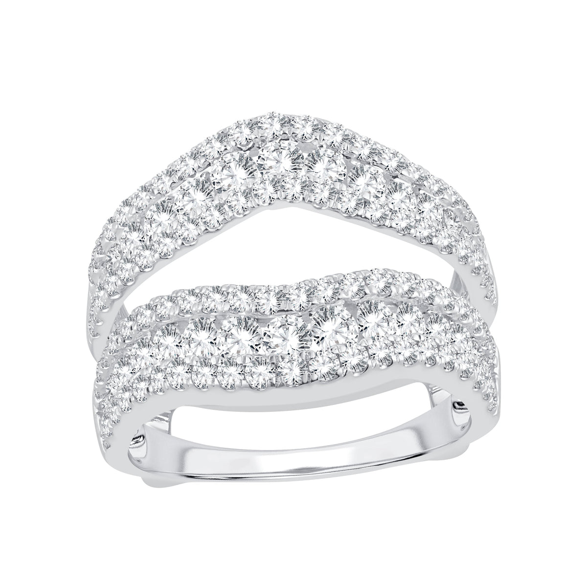 14K Gold 2.00 CTW Lab-Grown Diamond Ring Guard
