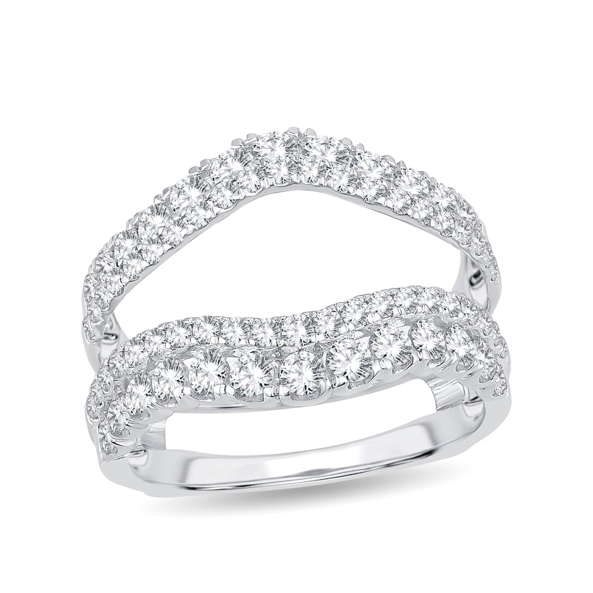 14K Gold 1.50 CTW Lab-Grown Diamond Ring Guard