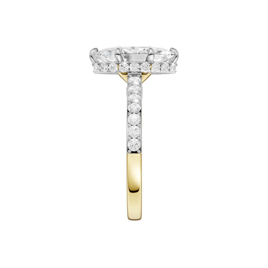14K 2.50CT Lab Grown Diamond Engagement Ring