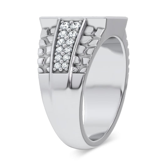 1.50 ct Men's Lab Grown Diamond Ring in 14K Gold