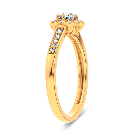 0.50 ct Lab Grown Diamond Ring in 14K Gold