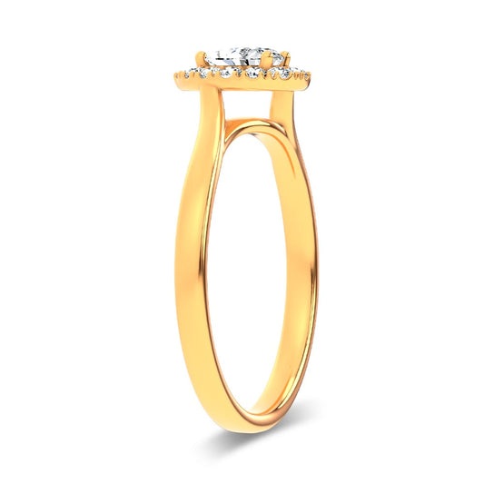 0.33 ct Lab Grown Diamond Promise Ring in 14K Gold