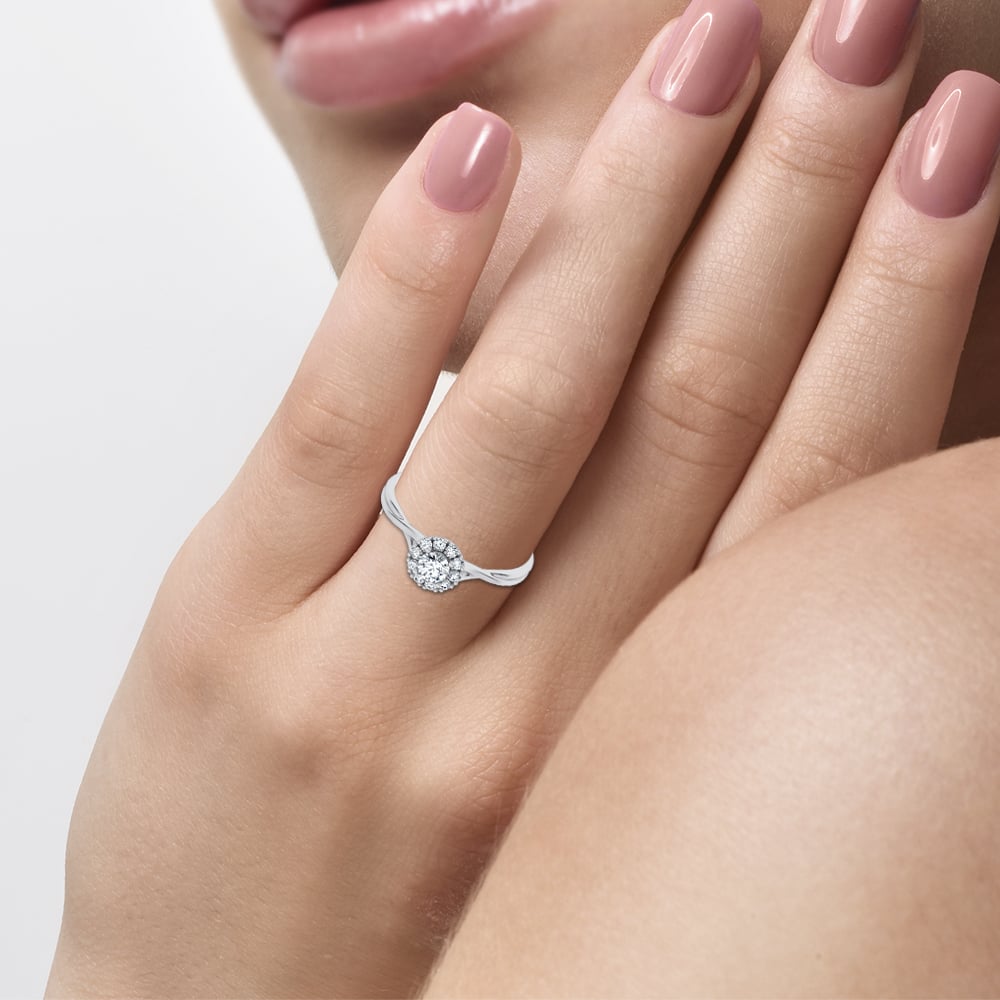 0.33 ct Lab Grown Diamond Ring in 14K Gold