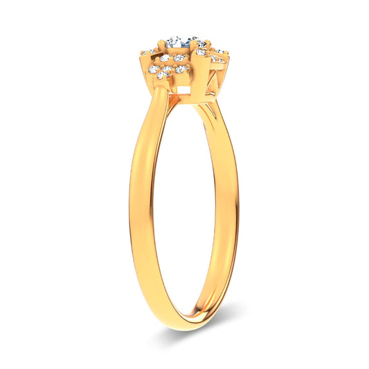 0.25 ct Lab Grown Diamond Ring in 14K Gold