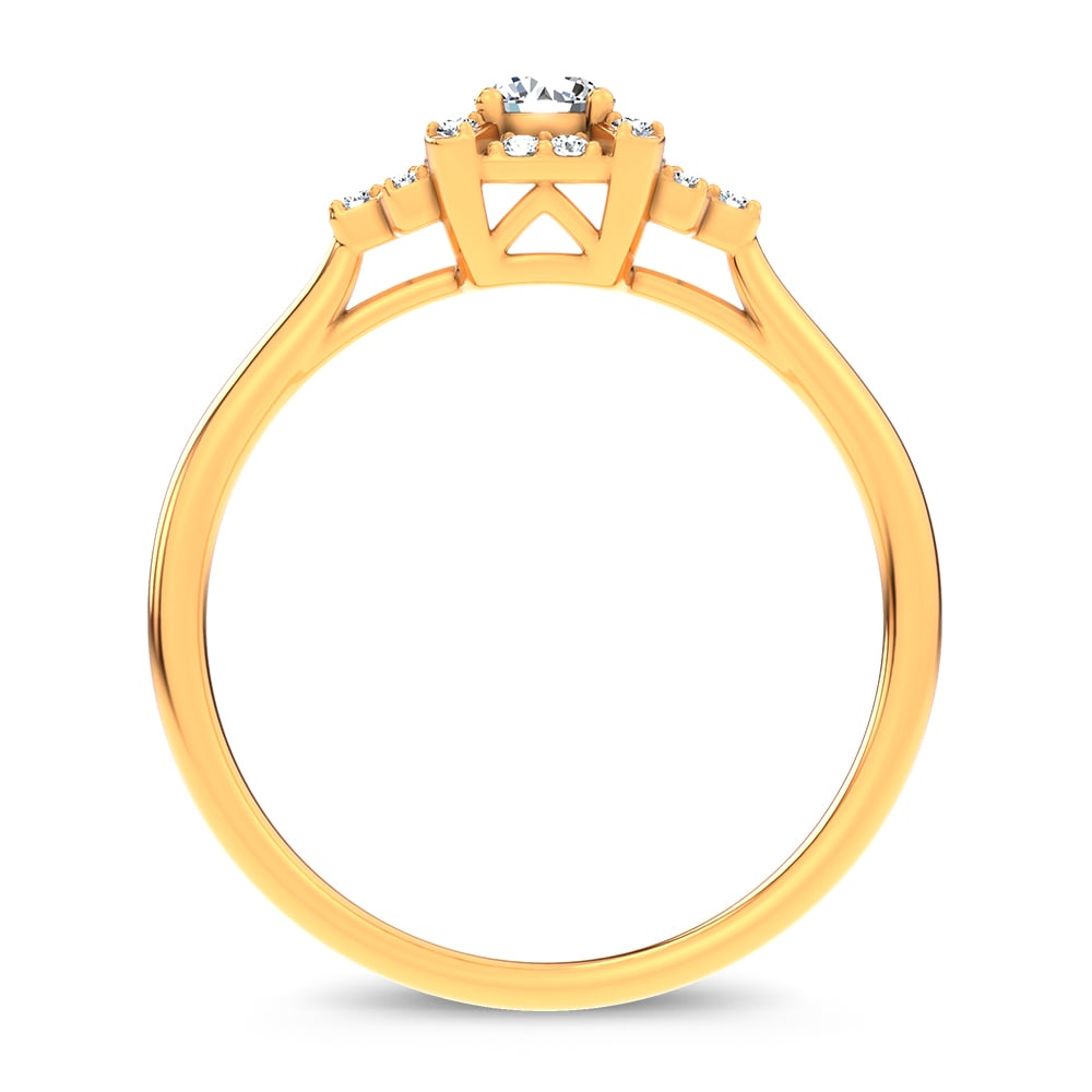 0.25 ct Lab Grown Diamond Ring in 14K Gold