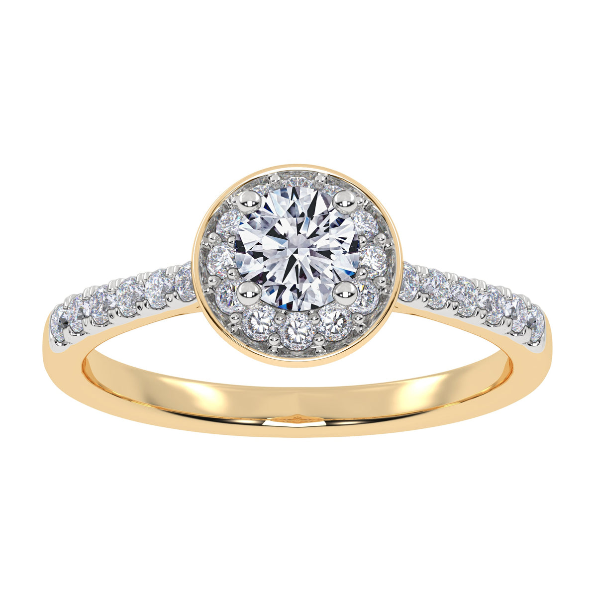 0.50 ct Lab Grown Diamond Promise Ring in 10K Gold