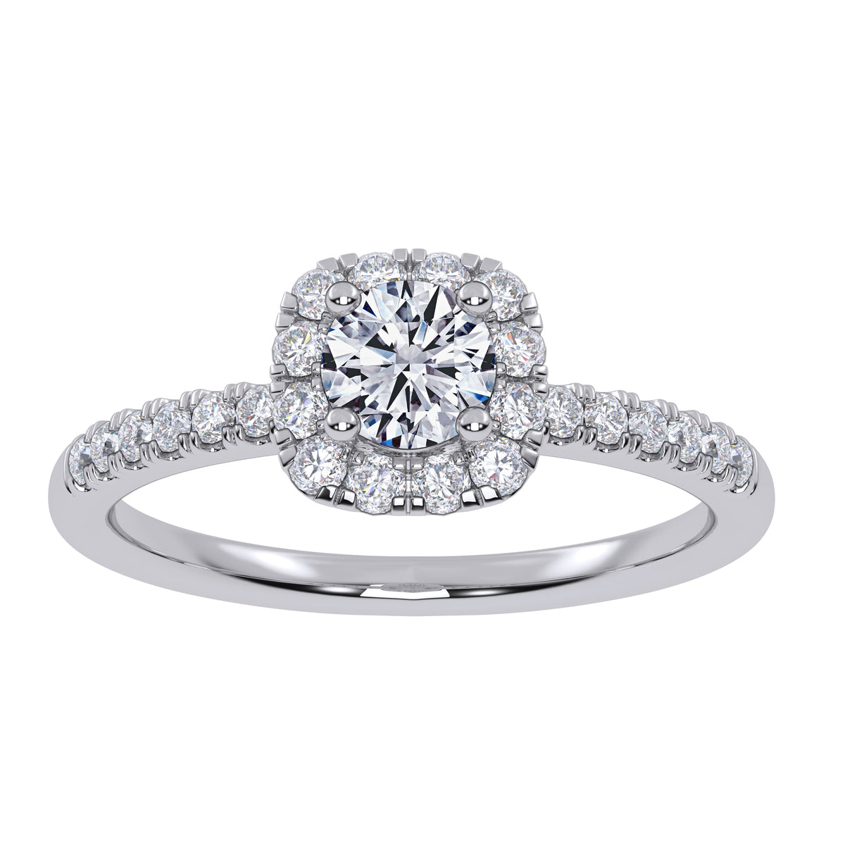 0.50 ct Lab Grown Diamond Promise Ring in 10K Gold