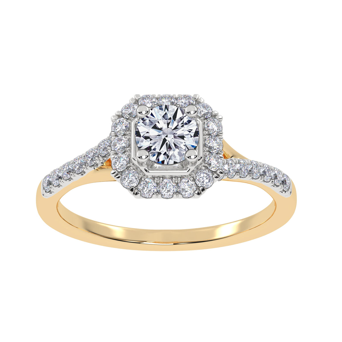 0.50 ct Lab Grown Diamond Promise Ring in 10K Gold