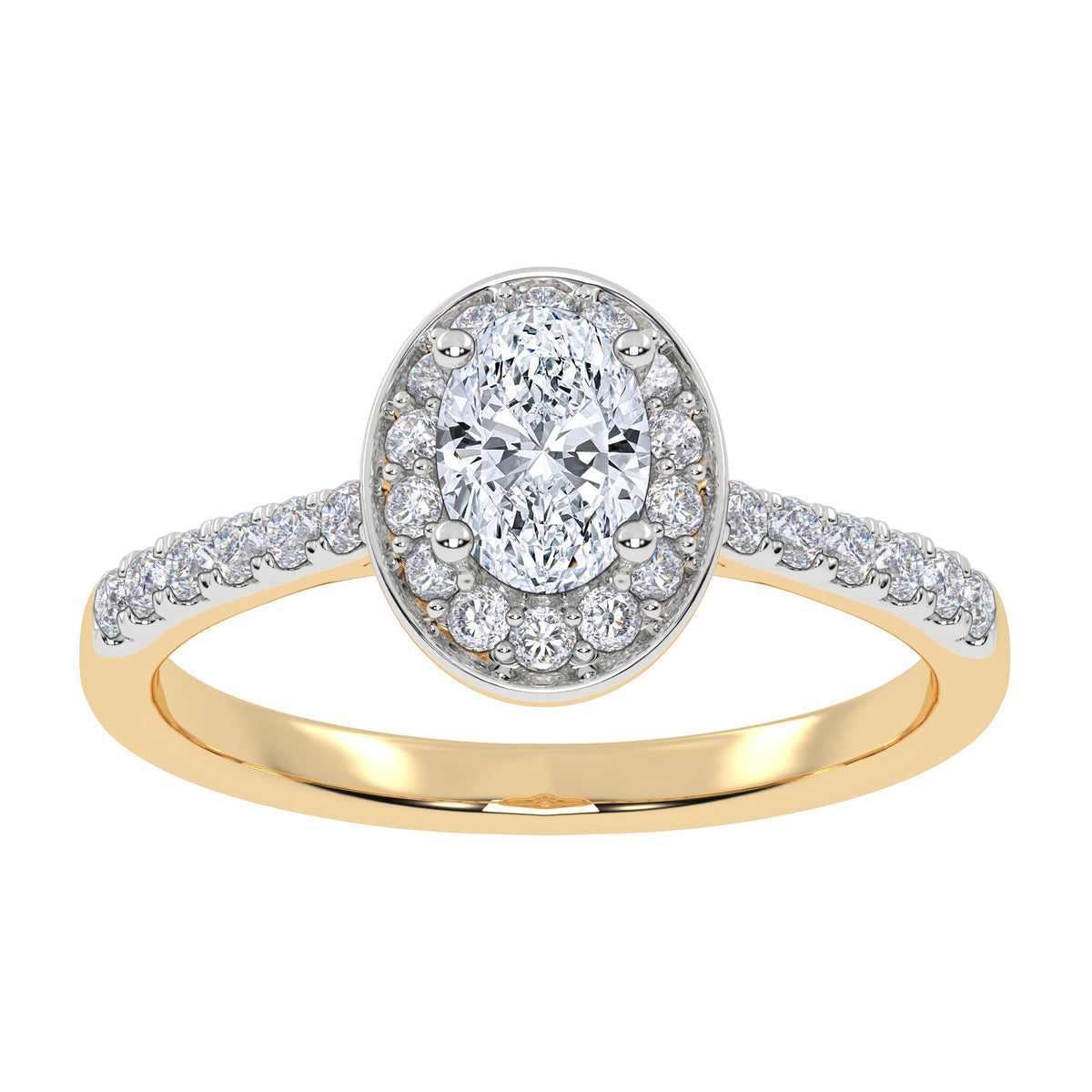 0.51 ct Lab Grown Diamond Promise Ring in 10K Gold