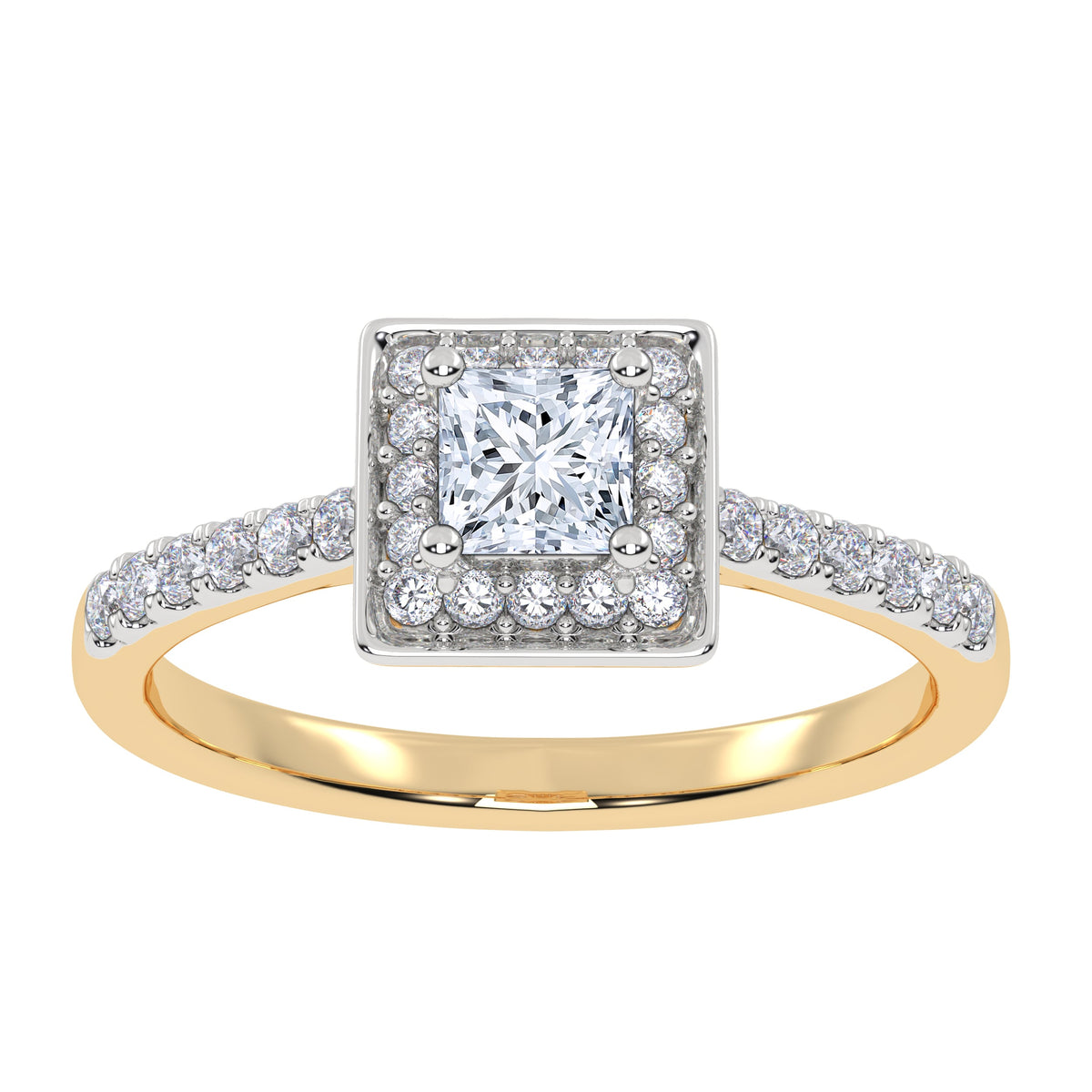 0.52 ct Lab Grown Diamond Promise Ring in 10K Gold