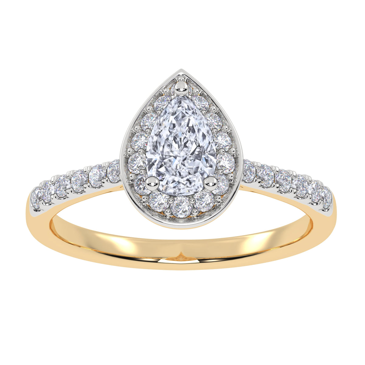0.51 ct Lab Grown Diamond Promise Ring in 10K Gold